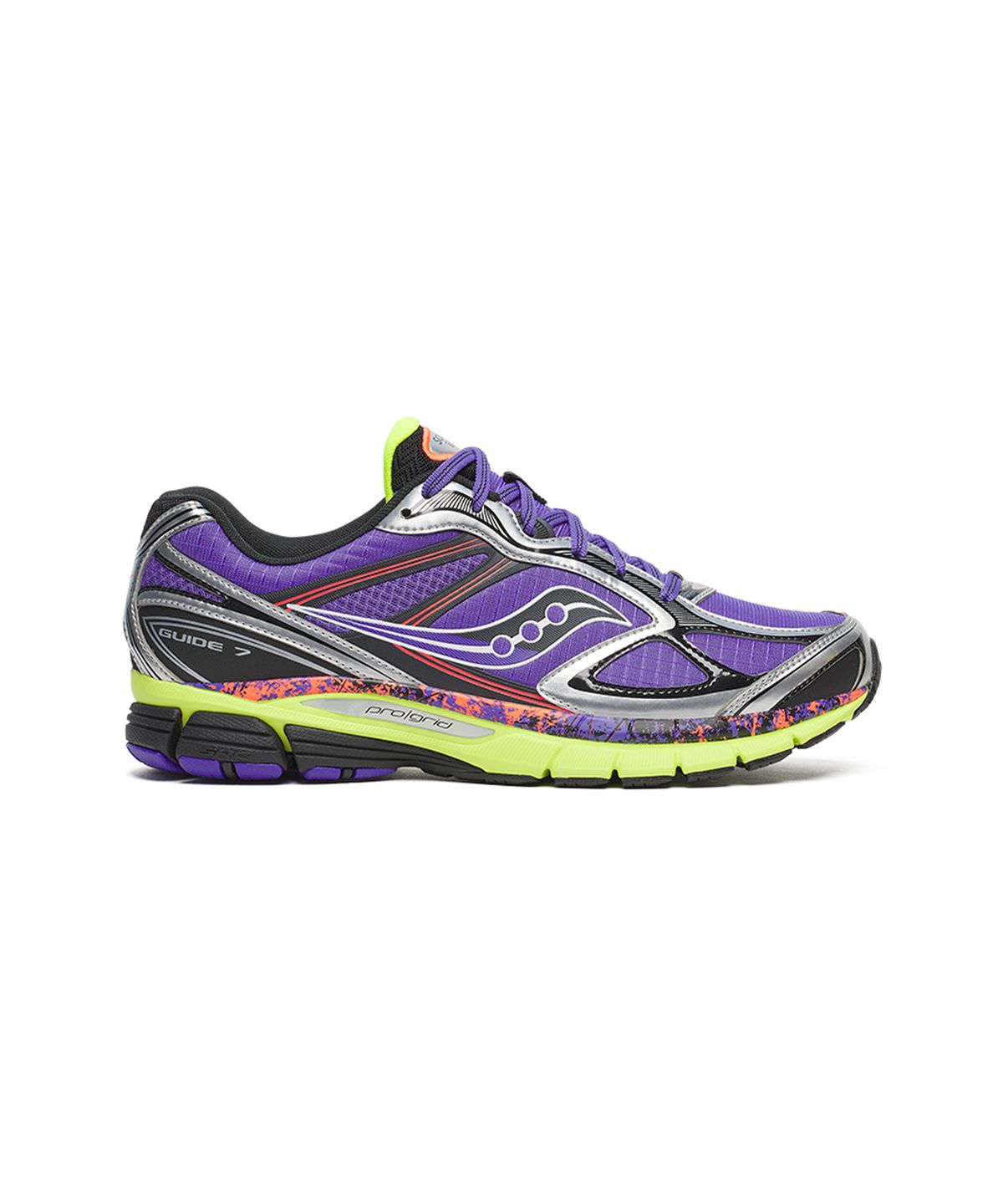 써코니(SAUCONY) (공용) 프로그리드 가이드 7 - 퍼플:시트론 / S70995-2