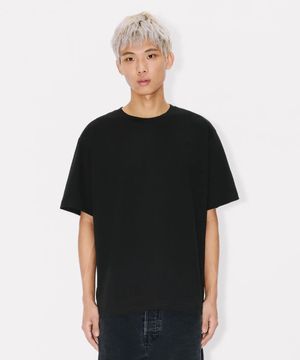 남성 갓츠 보케 플라워 2.0 자수 오버사이즈 블랙 티셔츠_K265AMT503BKX