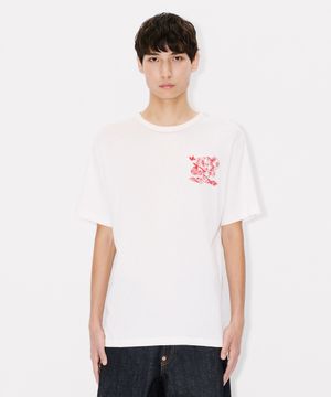 남성 갓츠 겐조 카툰 아웃라인 클래식 반팔 티셔츠_K265AMTC02WHX