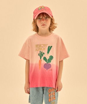 헬시 프렌즈 다잉 숏 슬리브 티셔츠_핑크