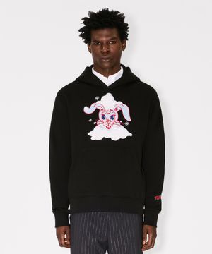 남성 겐조 윈터 홀리데이 자수 클래식 후디_K265AMWH01BKX