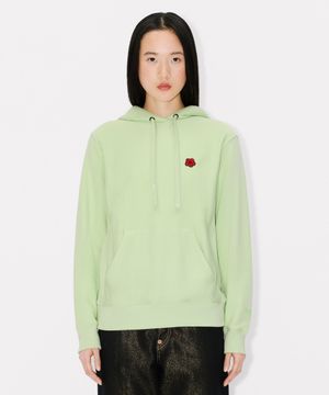 여성 보케 플라워 크레스트 클래식 후디_K265AWW603GRX