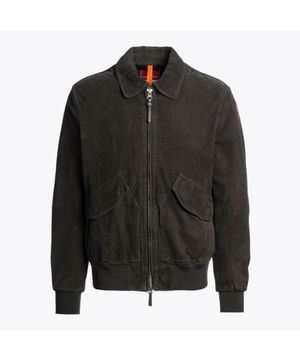 남성 스웨이드 자켓 웰던 스웨이드-Raven (25SMPMJKSU02PJ0603)