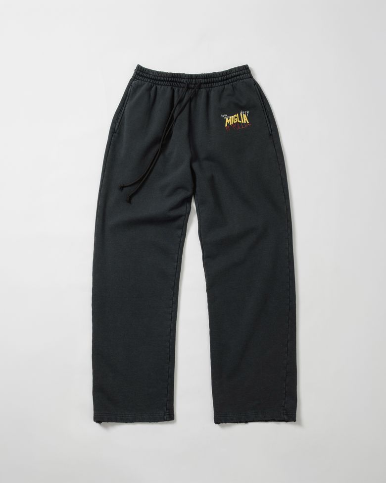 Miglia Straight Sweatpants Dark Charcoal