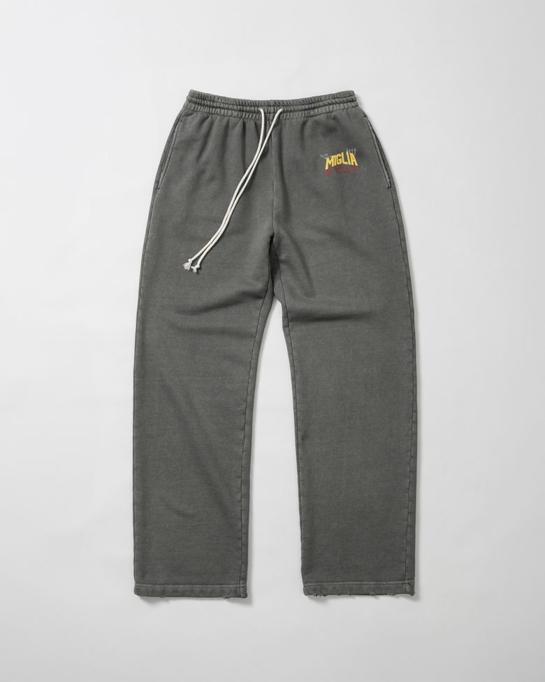 Miglia Straight Sweatpants Steel Gray
