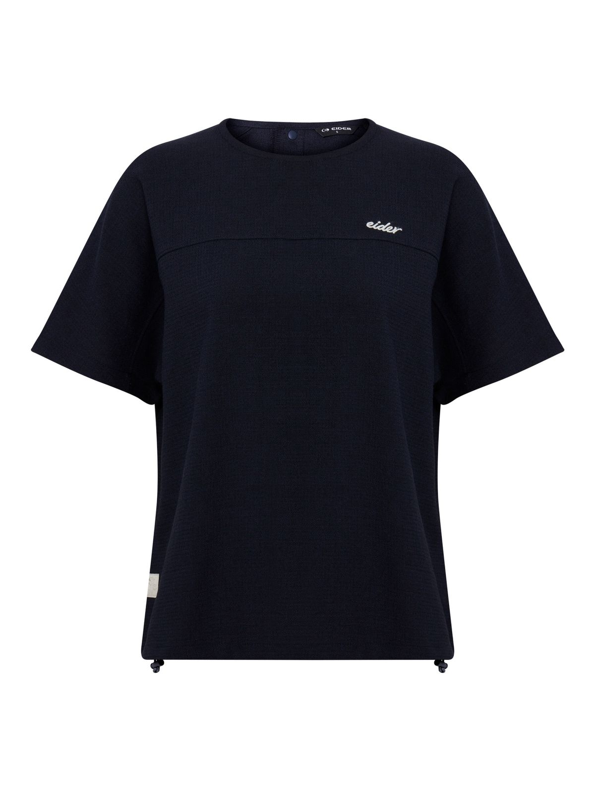 아이더(EIDER) TECH LINEN (테크 린넨) 여성 우븐 반팔 라운드 티셔츠_Dark Navy