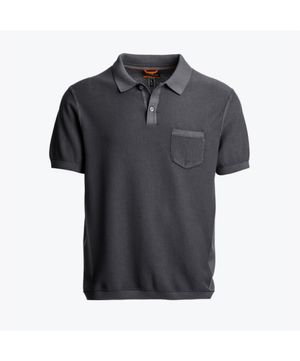 남성 니트 폴로 셔츠 라프-Gargoyle (25SMPMKNPK05PJ0325)