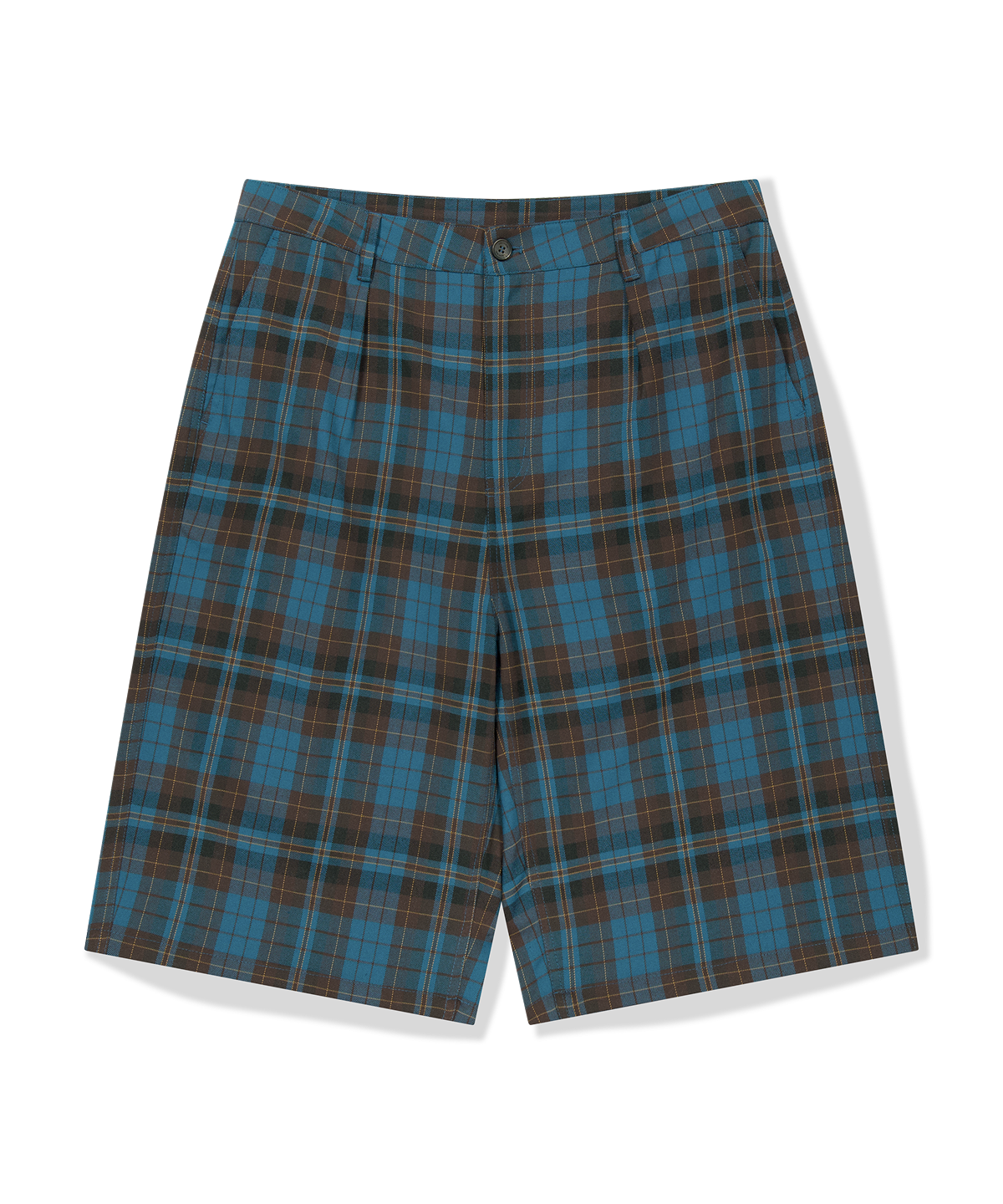 위캔더스(WKNDRS) PLAID EASY SHORTS (BLUE)