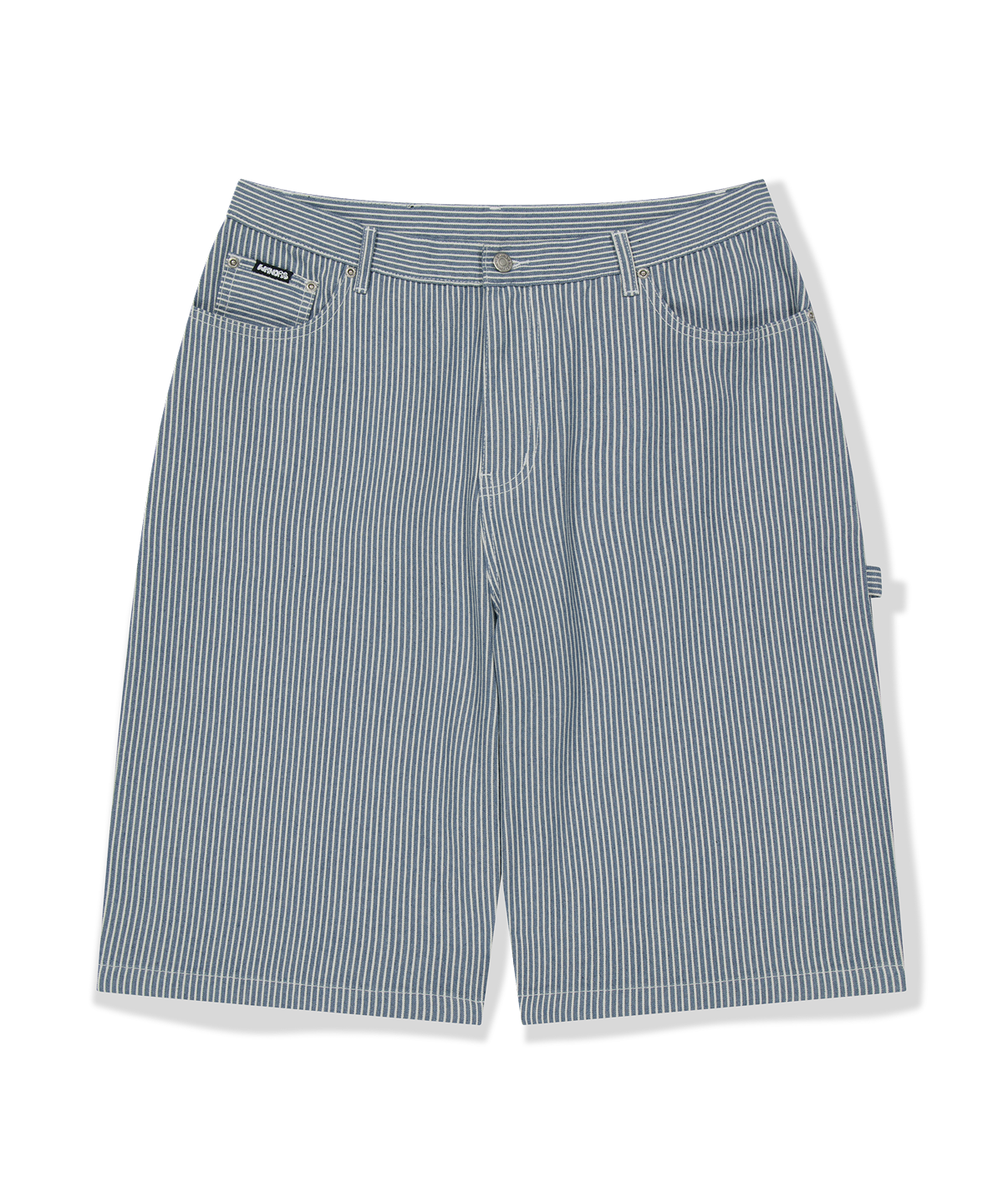 위캔더스(WKNDRS) PINSTRIPE SHORTS (L.BLUE)