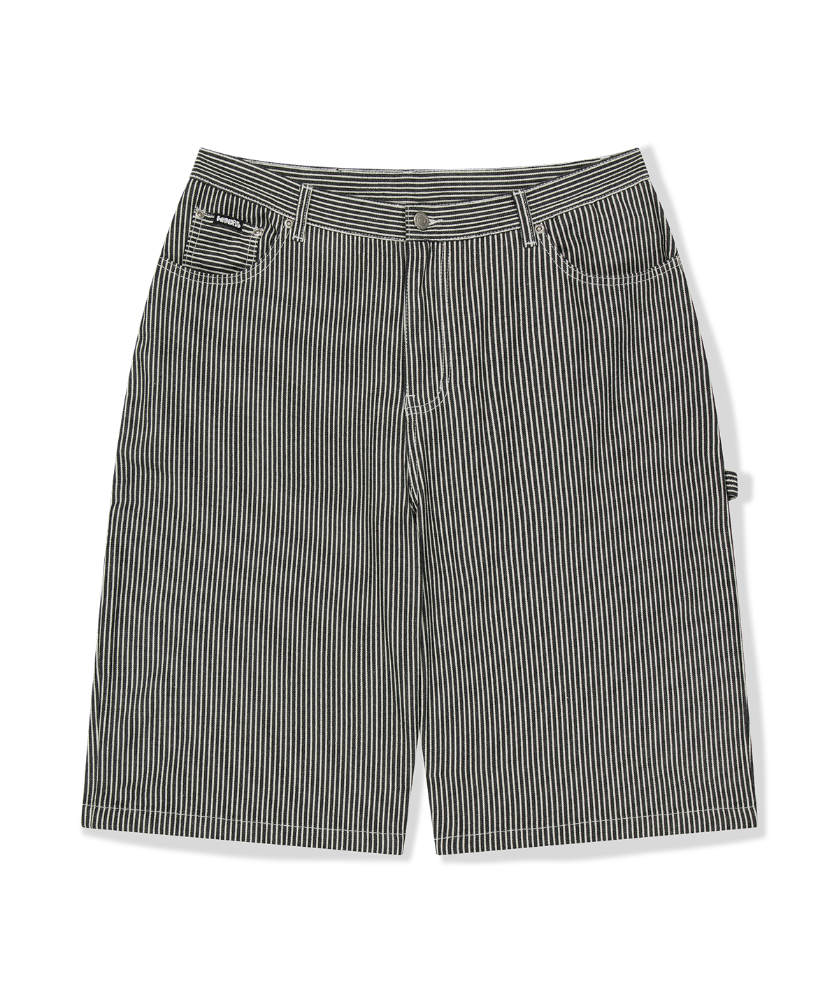 위캔더스(WKNDRS) PINSTRIPE SHORTS (BLACK)