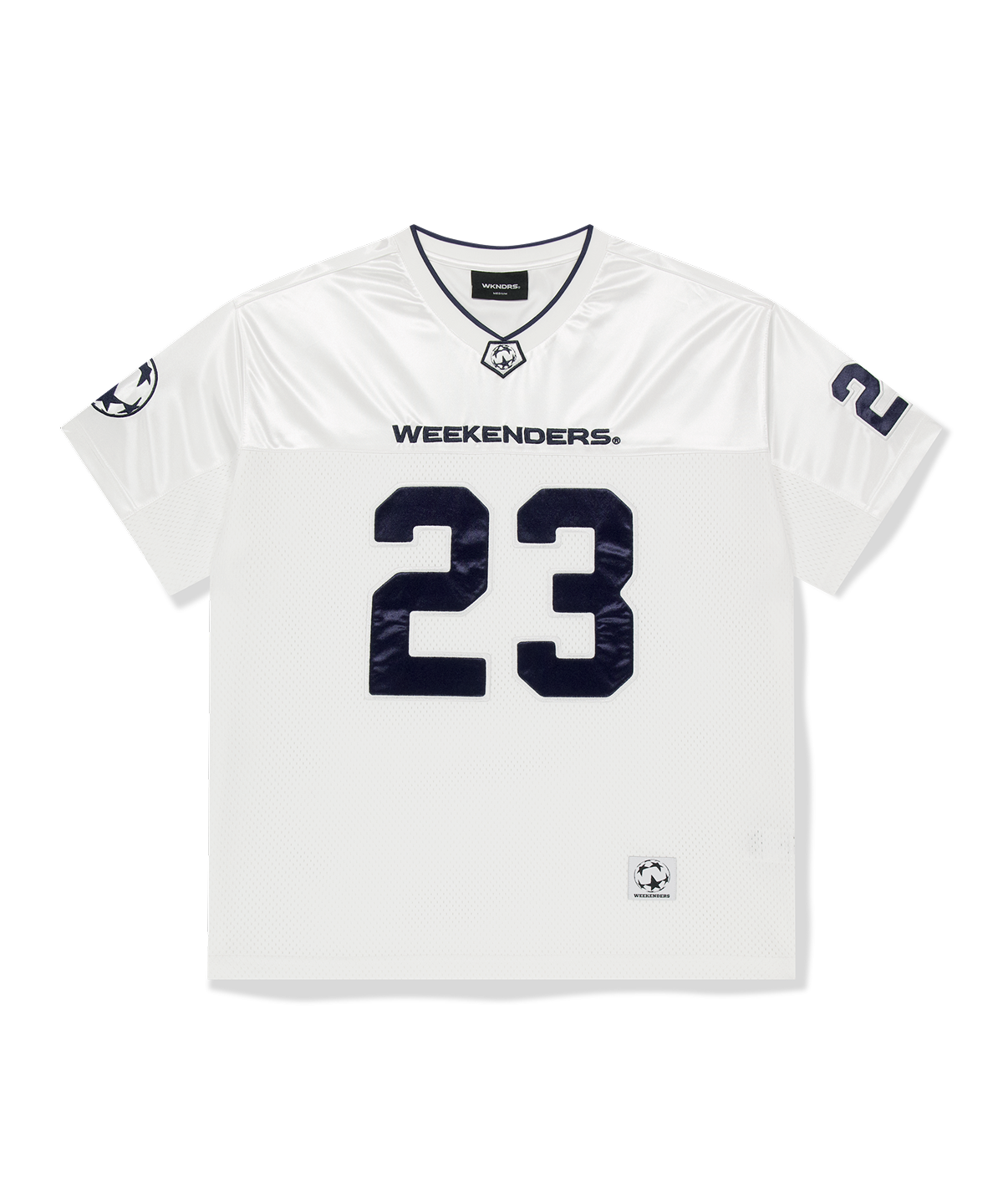 위캔더스(WKNDRS) CHAMPS LEAGUE JERSEY (IVORY)