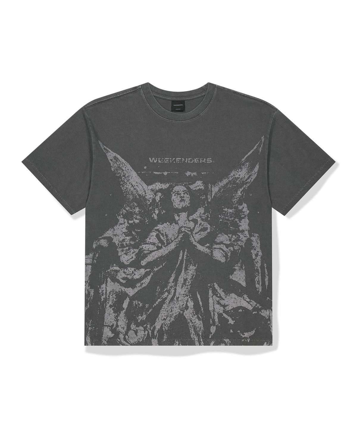 위캔더스(WKNDRS) PRAYER T-SHIRT (CHARCOAL)