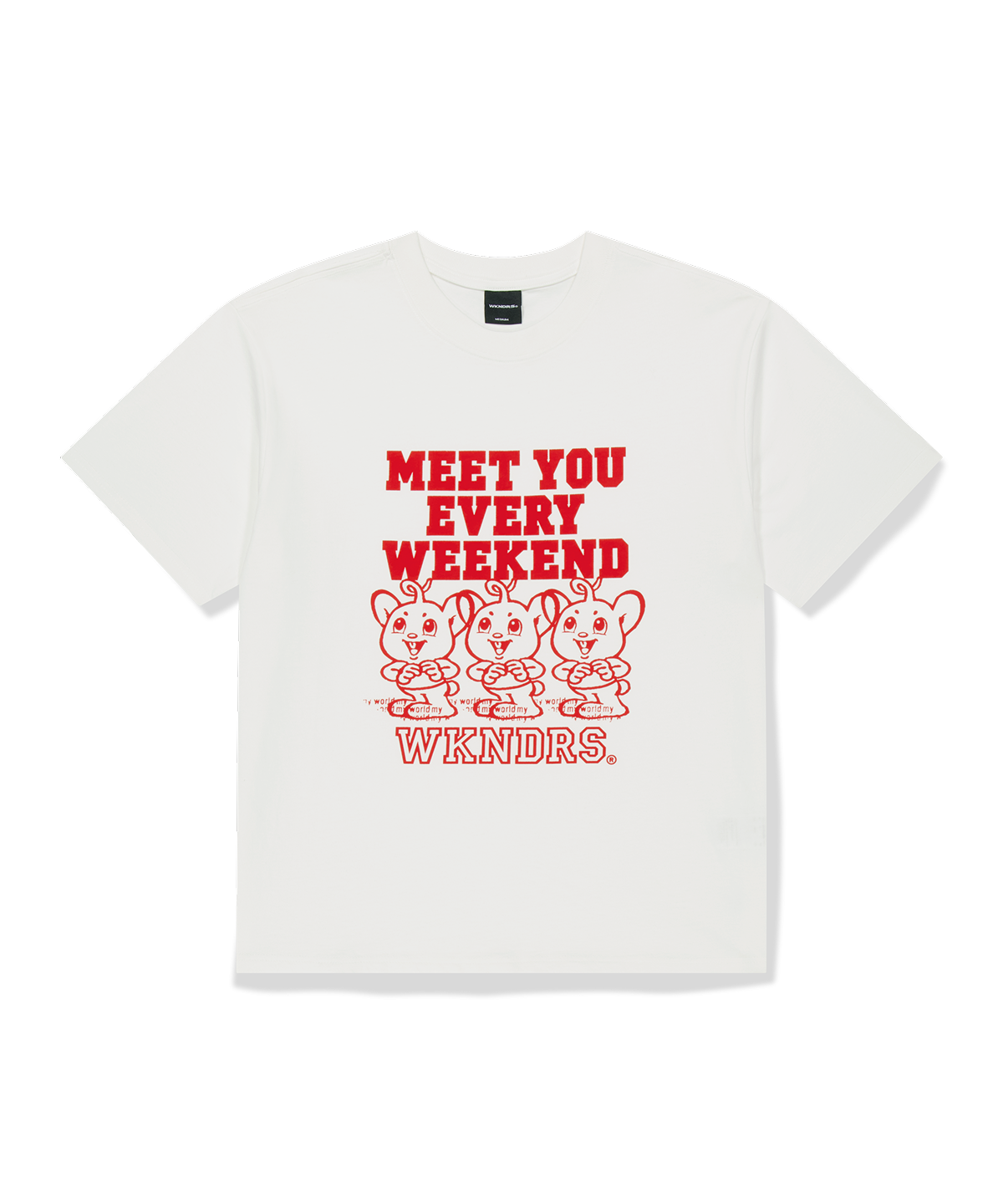 위캔더스(WKNDRS) WEEKEND T-SHIRT (WHITE)