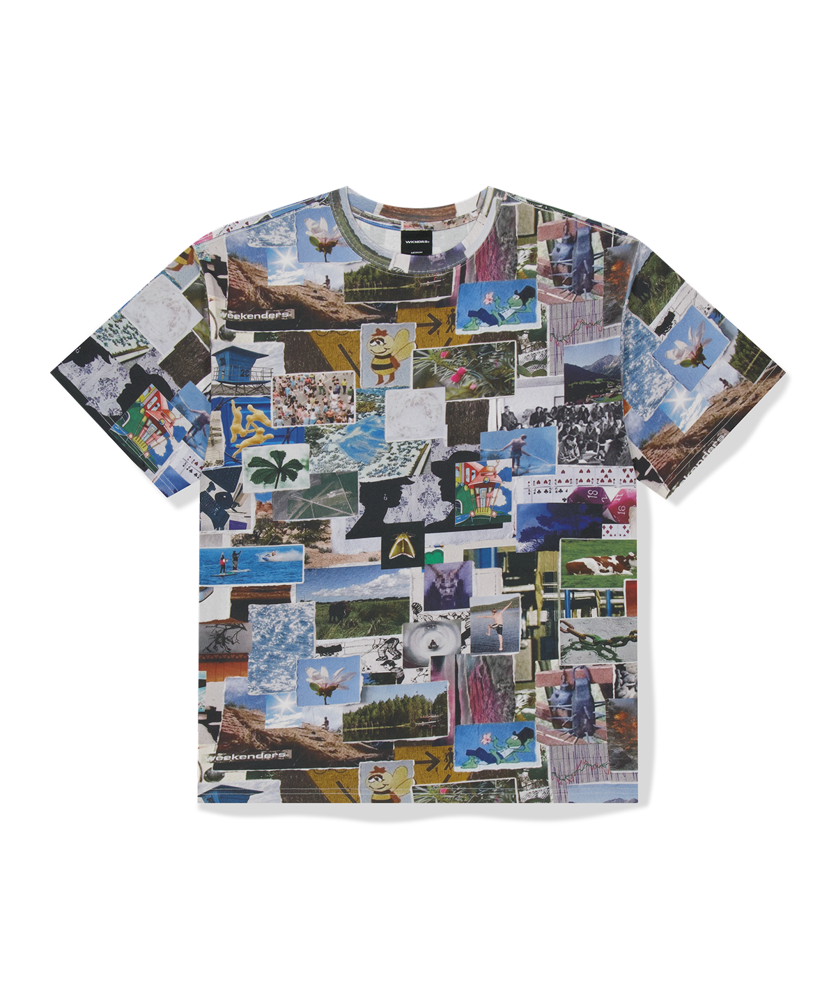 위캔더스(WKNDRS) COLLAGE T-SHIRT (MIX)