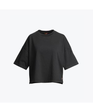 여성 티셔츠 플레인 티-Black (25SMPWTSJC31PJ0541)