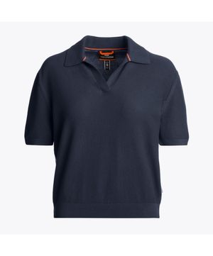 여성 피케 니트 샨-Blue Navy (25SMPWKNPK32PJ0316)