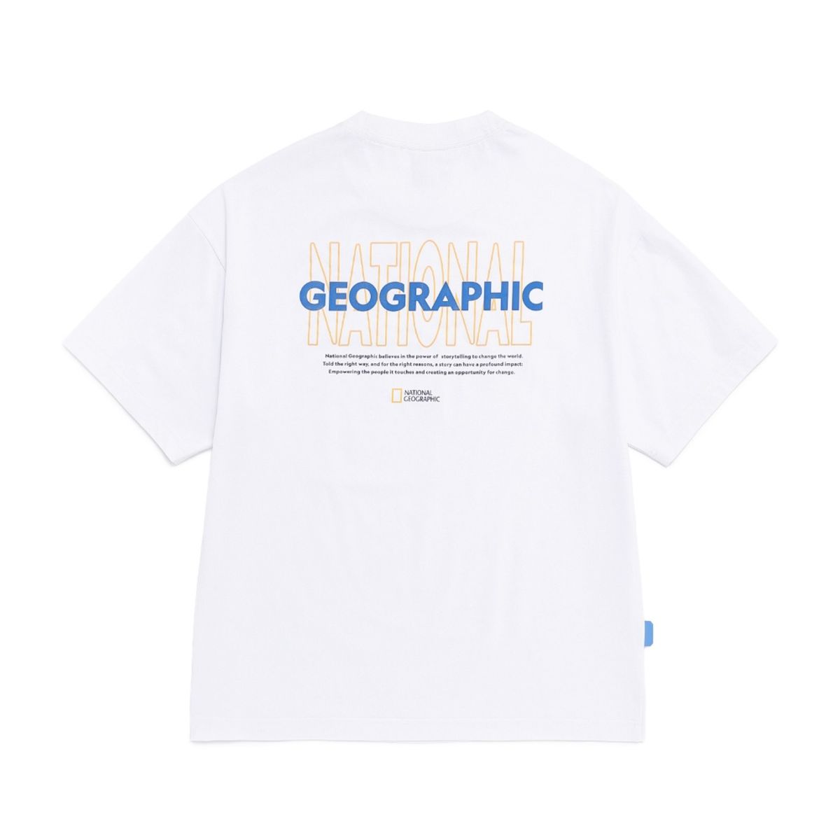 내셔널지오그래픽(NATIONALGEOGRAPHIC) N262UTS992 크로우 소로나 쿨터치 레터링 그래픽 반팔 티셔츠 WHITE