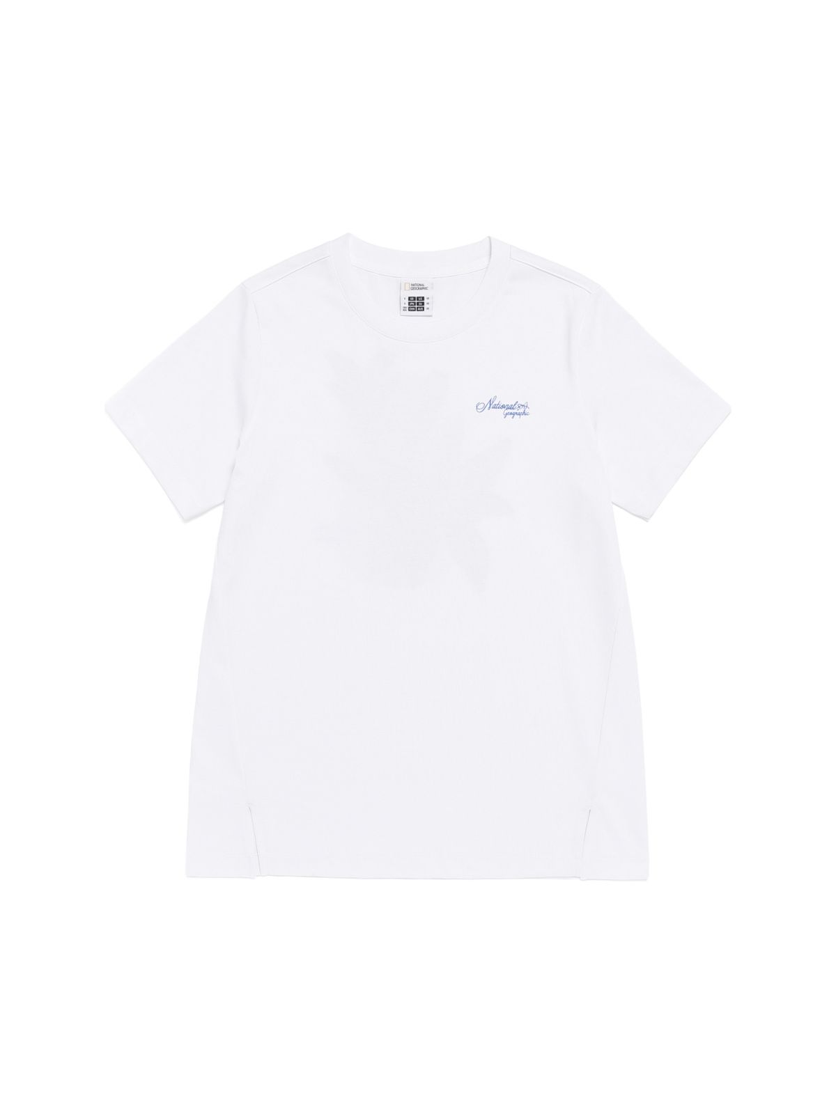 내셔널지오그래픽(NATIONALGEOGRAPHIC) N262WTS980 [AEROSILVER] 여성 아비스 중기장 반팔 티셔츠 WHITE 2