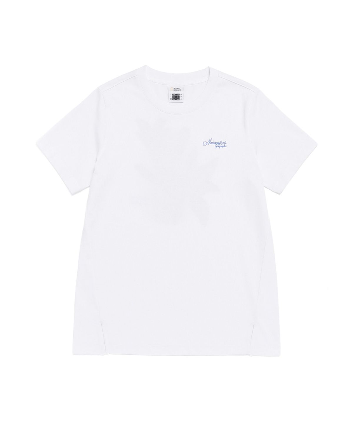 내셔널지오그래픽(NATIONALGEOGRAPHIC) N262WTS980 [AEROSILVER] 여성 아비스 중기장 반팔 티셔츠 WHITE