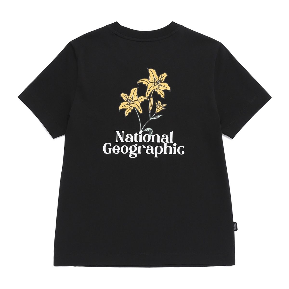내셔널지오그래픽(NATIONALGEOGRAPHIC) N262WTS981 [AEROSILVER] 여성 아비스 그래픽 반팔 티셔츠 BLACK