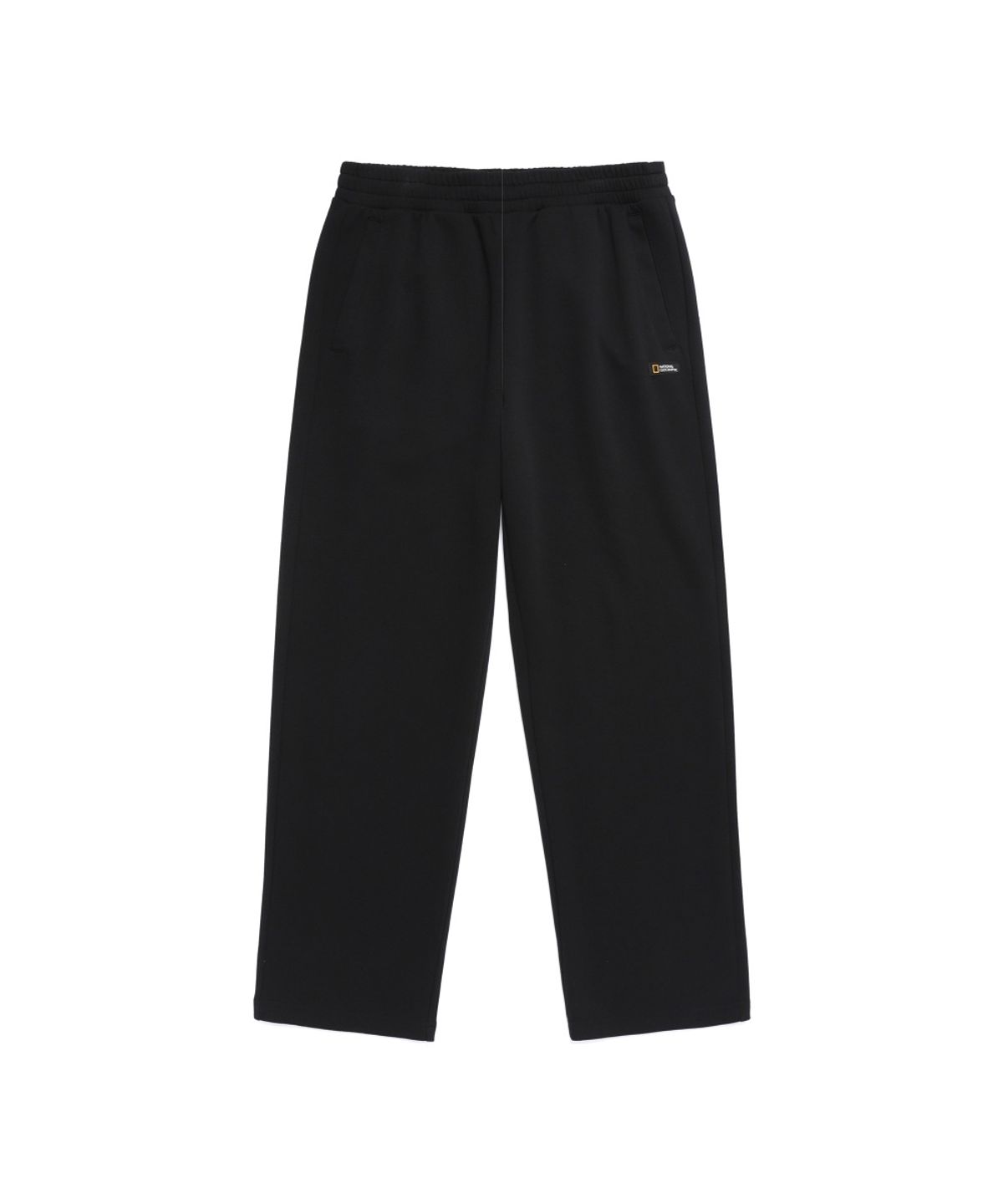 내셔널지오그래픽(NATIONALGEOGRAPHIC) N262UPT960 경량 세미루즈핏 스트레이트 스웻 팬츠 BLACK