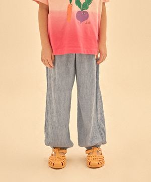 파인애플 링클 알라딘 팬츠_블루