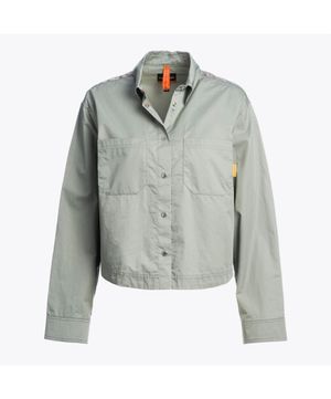 여성 코튼 포플린 셔츠 사파이어-Grey Fox (25SMPWSICL31PJ0305)