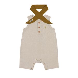 [베이비] 슬리브리스 롬퍼 & 스카프 세트 SB 0D12 베이지