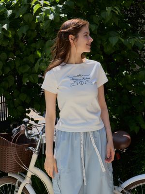 트윈래빗반팔티셔츠 3color