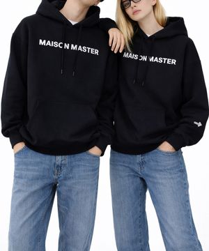 메종마스터 베이직 후드티 남여공용 블랙