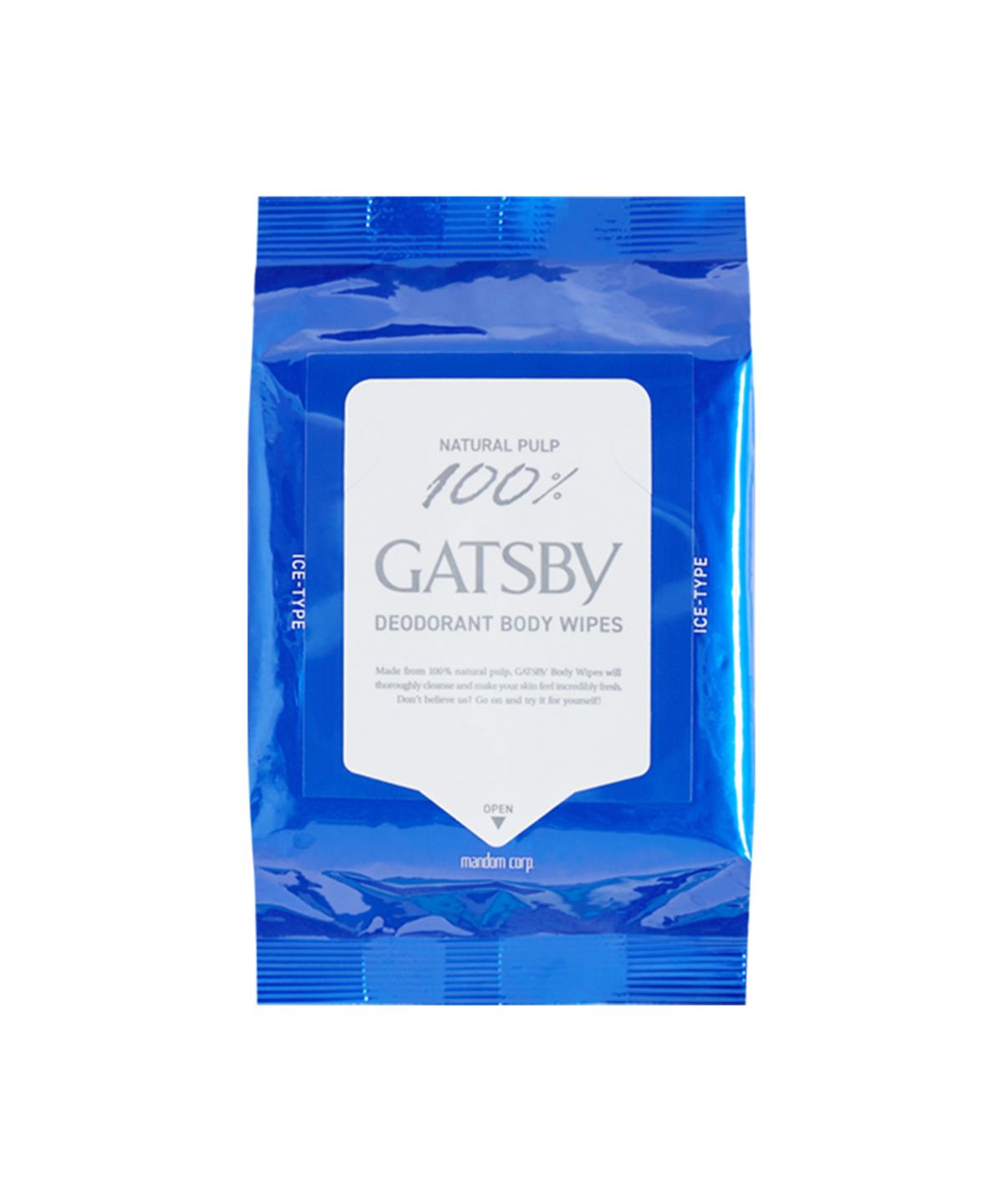 갸스비(GATSBY) [대용량] 갸스비 데오도란트 바디 페이퍼 아이스 시트러스 30매
