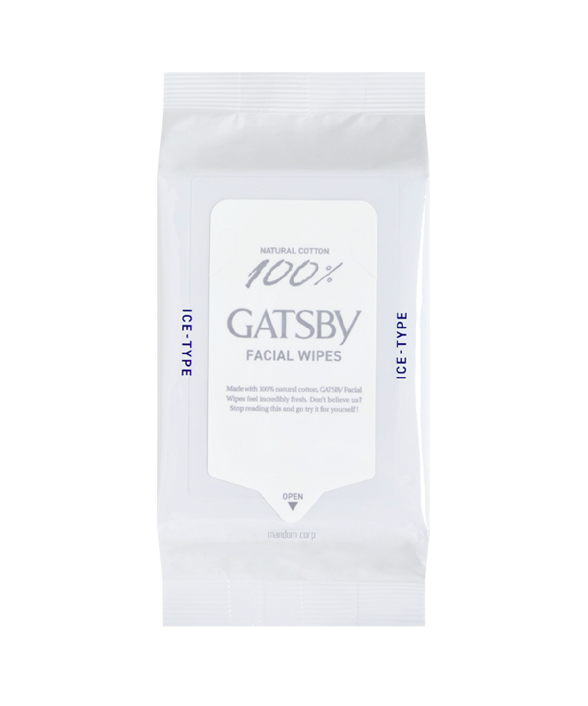 갸스비(GATSBY) [대용량] 갸스비 훼이셜 세안 바디 페이퍼 아이스 타입 42매