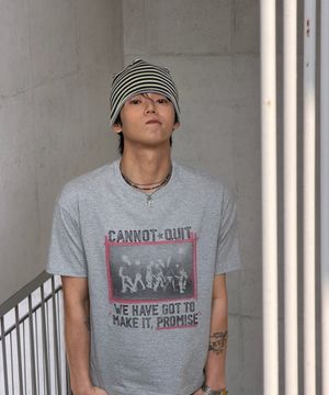 Marking Box Half T-Shirts Gray