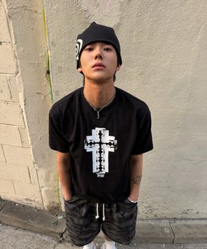 Razor Cross Half T-Shirts Black