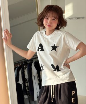 AM Star Half T-Shirts White