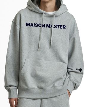 메종마스터 베이직 후드티 남성 그레이