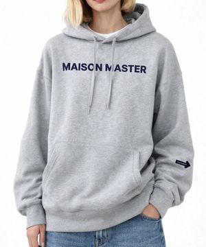 메종마스터 베이직 후드티 여성 그레이