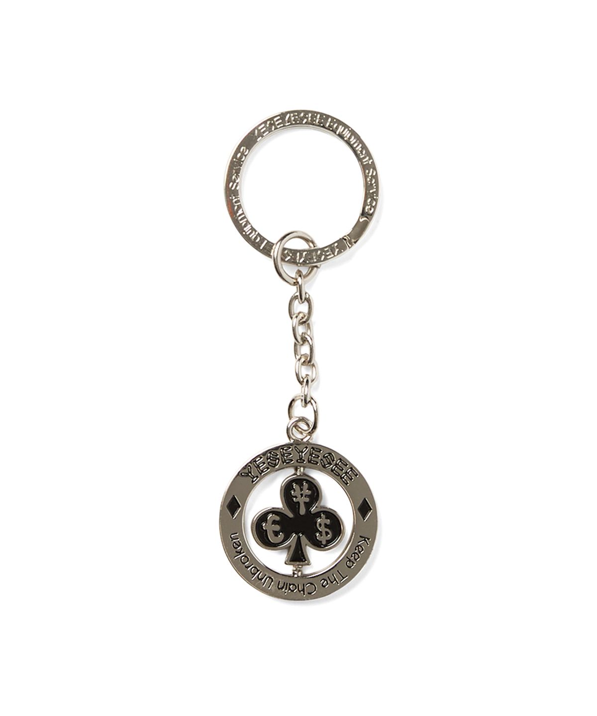 예스아이씨(YESEYESEE) Rotary Key-chain Silver
