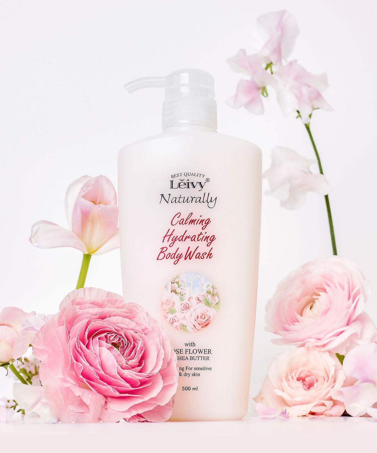 레이비(LEIVY) 런던로즈 바디워시 500ml