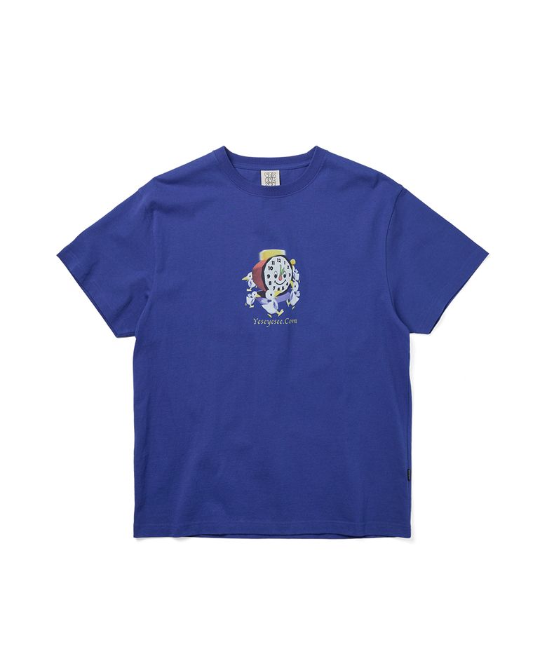 Y.E.S Wake up Tee Blue