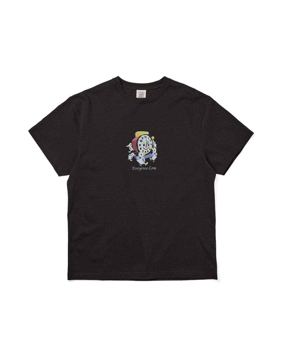 예스아이씨(YESEYESEE) Y.E.S Wake up Tee Black