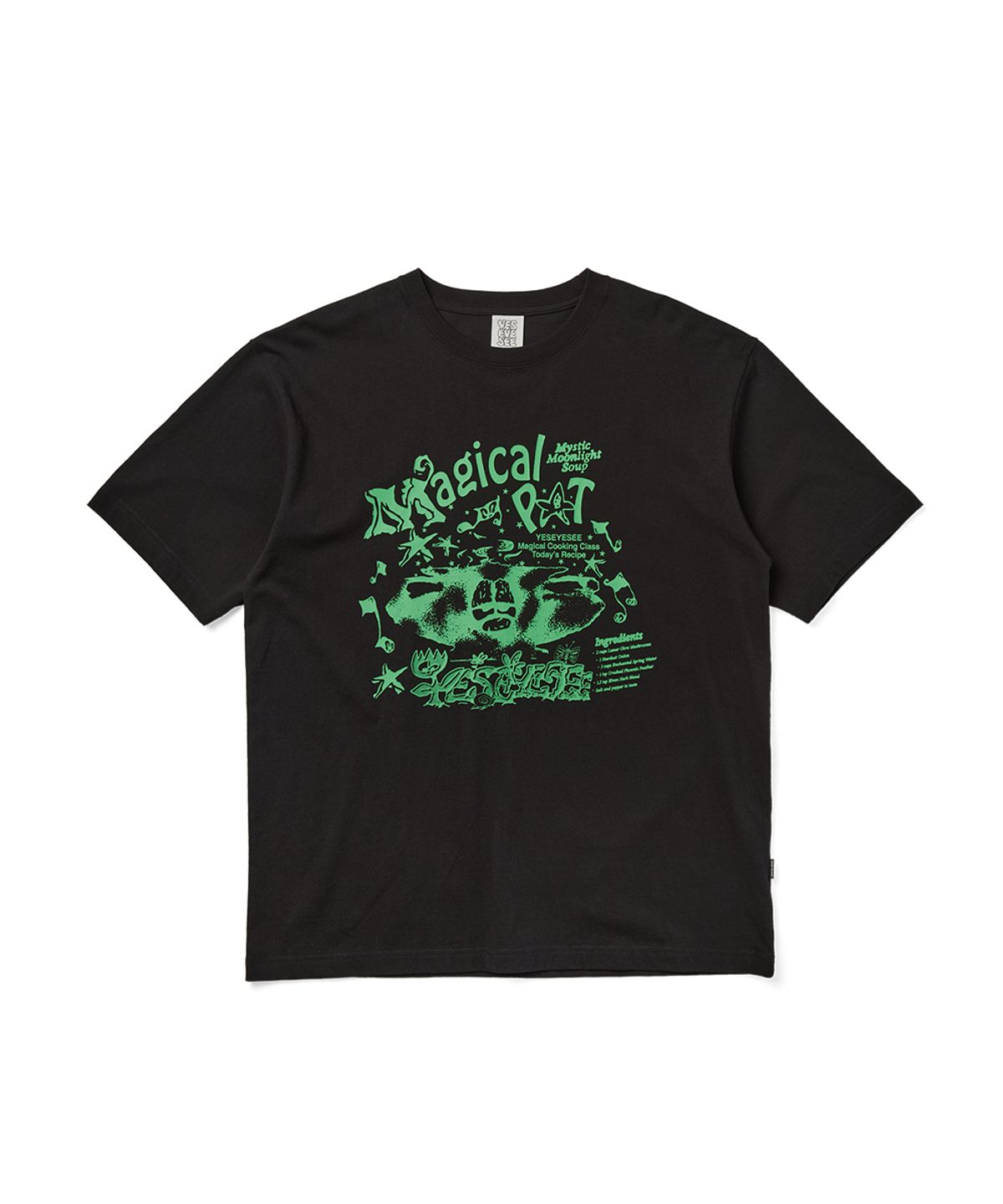 예스아이씨(YESEYESEE) Y.E.S Magical Tee Black