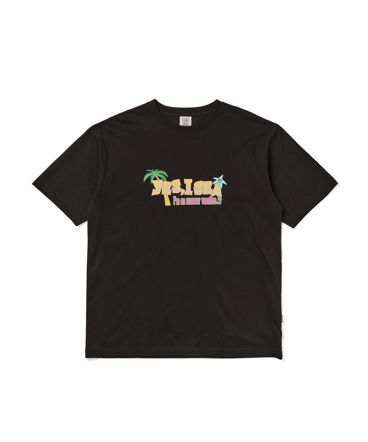 예스아이씨(YESEYESEE) Yes I Sea Tee Black