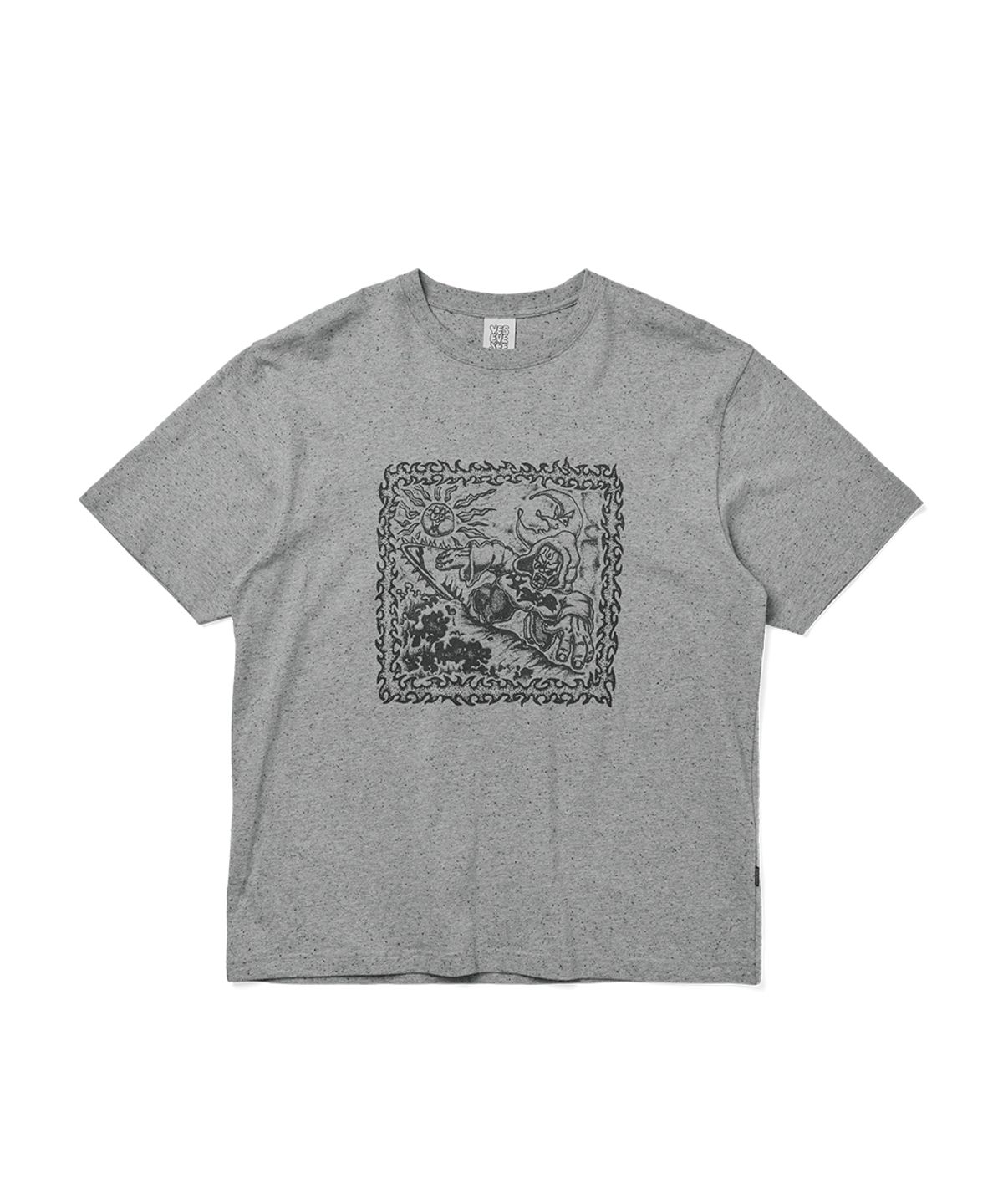 예스아이씨(YESEYESEE) Y.E.S Spikewave Tee Grey