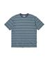Y.E.S Jacquard Stripe Tee Blue