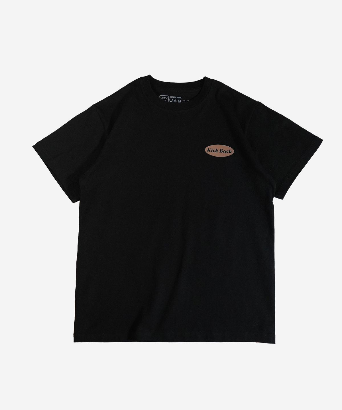 라이프타임콜렉티브(LIFETIMECOLLECTIVE) 킥백 그래픽 티셔츠 KICKBACK  블랙