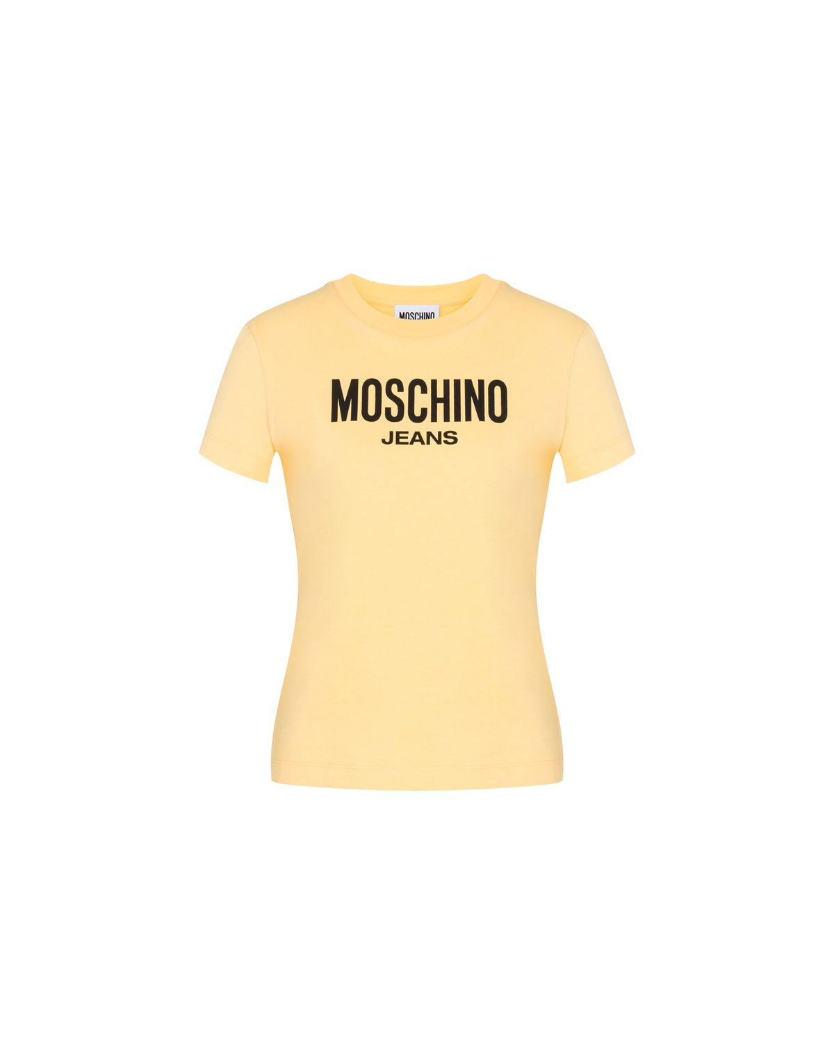 모스키노(MOSCHINO) 진스 로고 코튼 티셔츠