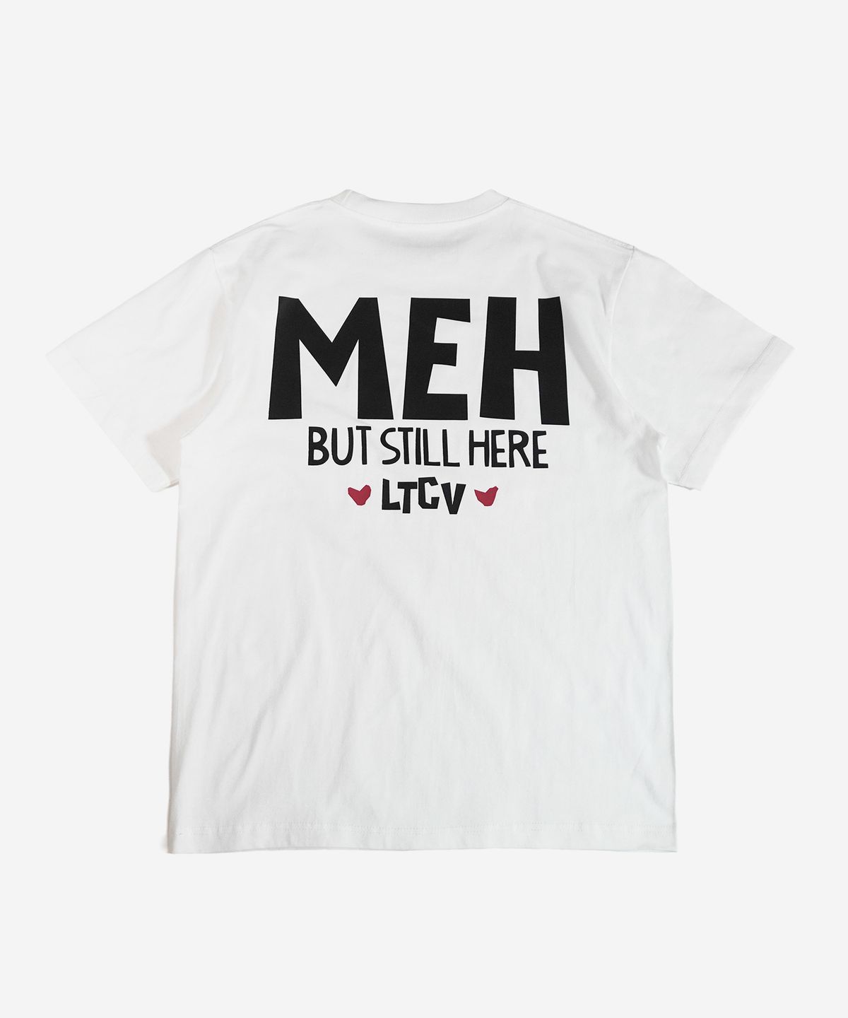 라이프타임콜렉티브(LIFETIMECOLLECTIVE) 미어 슬로스 그래픽 티셔츠 MEH SLOTH 화이트