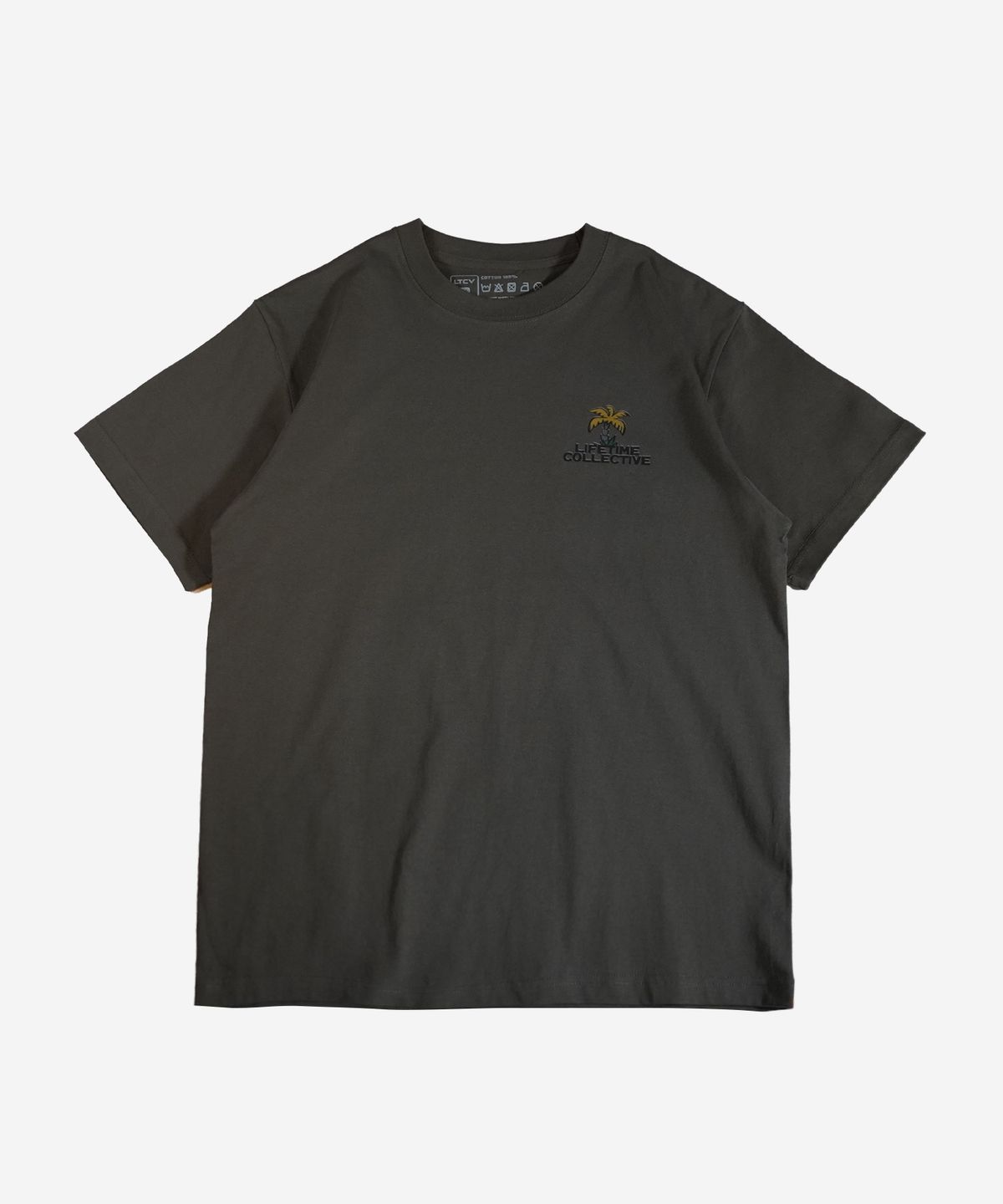 라이프타임콜렉티브(LIFETIMECOLLECTIVE) 클래식 팜 그래픽 티셔츠 CLASSIC PALM  빈티지 블랙