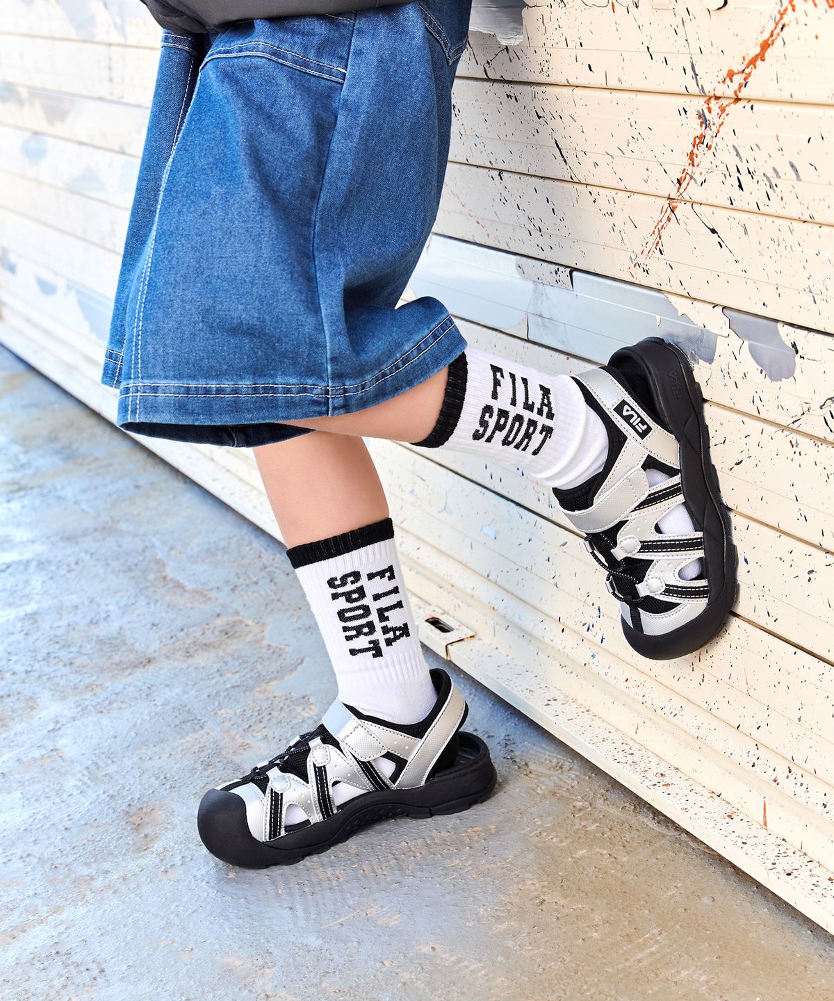 휠라 키즈(FILA KIDS) 어반크릭샌들